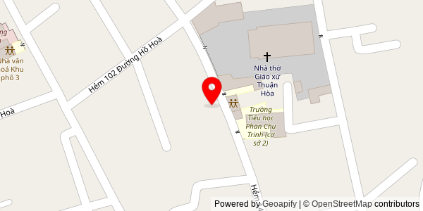 Map location for Bánh mì Bảo Thy