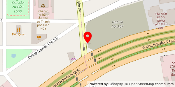 Map location for Bánh mì nướng chung cư