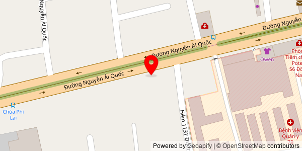 Map location for Bánh Mì Thy Thy