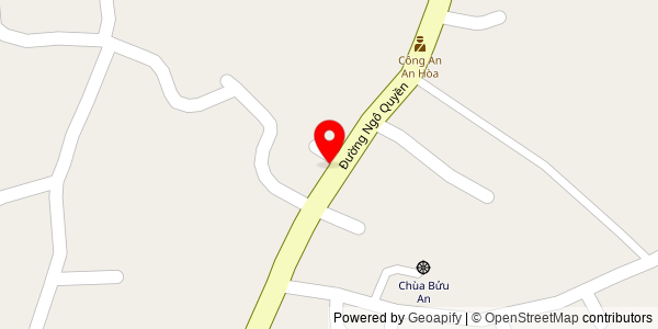 Map location for Tiệm bánh mì Bà Sáu Mập