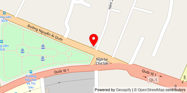 Map location for Tiệm Bánh Mì Huyền