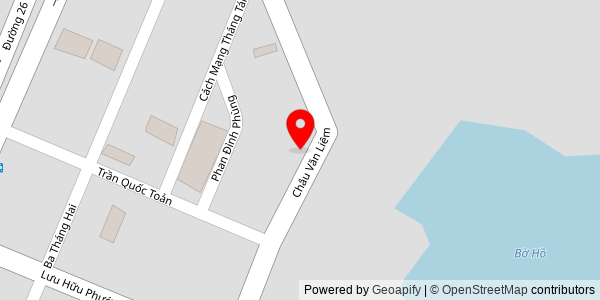 Map location for Bánh Mì chả cá Má Hải