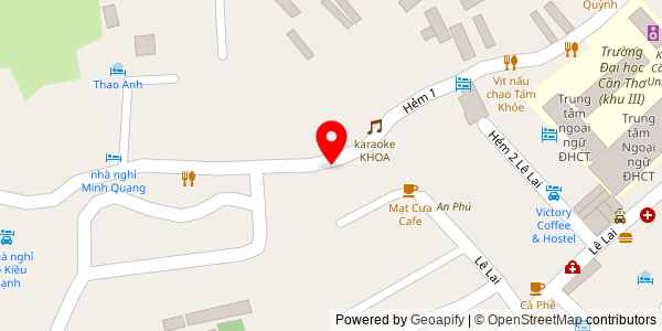 Map location for Bánh mì chảo Đà Lạt