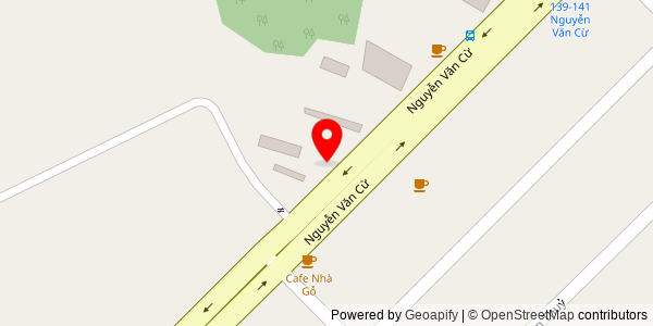 Map location for Bánh Mì KuDo