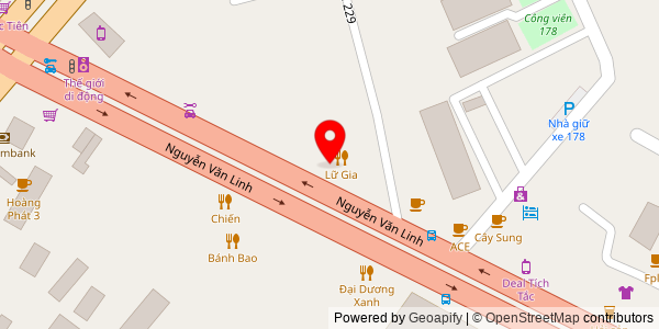 Map location for Tiệm Bánh Mì Da Beo