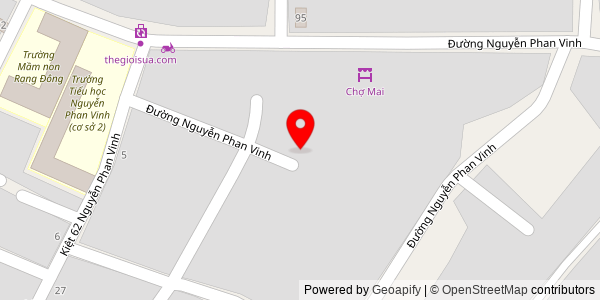 Map location for 10K bánh mì cà phê muối