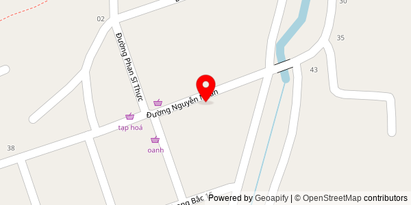 Map location for BÁNH MÌ - BA CHỈ NƯỚNG CHUM KHANG VŨ - CHỢ HÒA CẦM