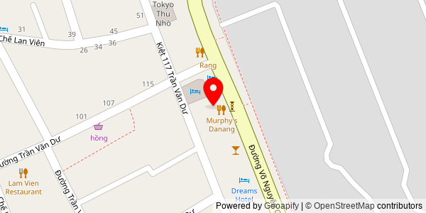 Map location for Bánh mì Bà Chín