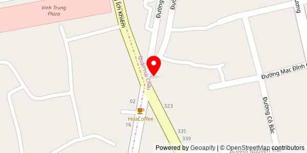 Map location for Bánh Mì Hội An