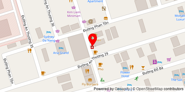 Map location for BANH MI MS LUONG