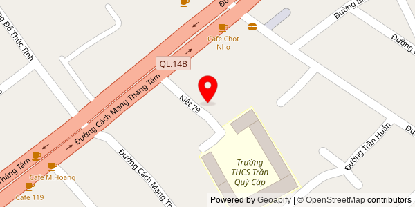 Map location for Bánh mì xiên nướng Cô Nhàn Hà Nội