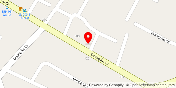 Map location for Hoàng Oanh Bánh Mì Chay