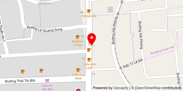 Map location for Tiệm Bánh Mì Que Tứ Hải