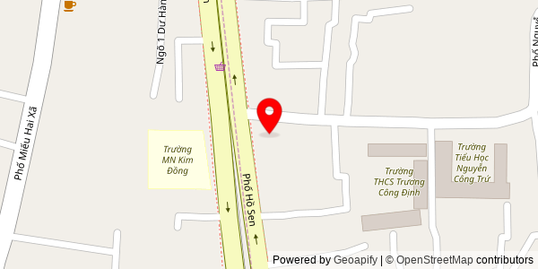 Map location for Bánh Mì Củi Nướng