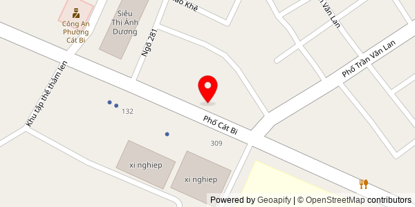 Map location for Cơ Sở Sản Xuất Bánh Mì - Bánh Ngọt Xuân Vui