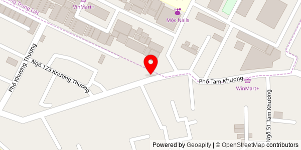 Map location for Bánh Mì Bách - Hà Nội