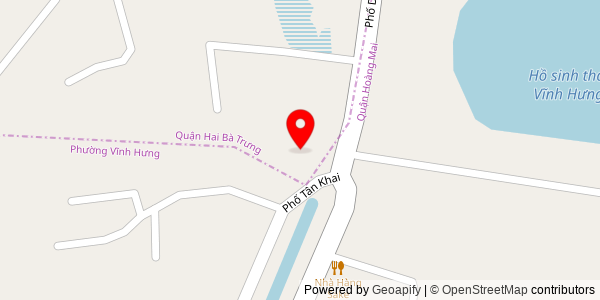 Map location for Bánh mì chảo Bà Lam