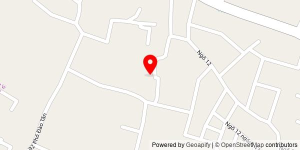 Map location for Bánh Mì Hường