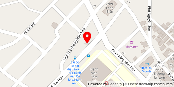 Map location for Bánh Mì Lốc