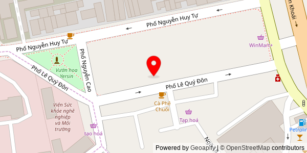 Map location for Bánh Mì Pate 16 Lê Quý Đôn