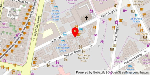 Map location for The Banh Mi Station