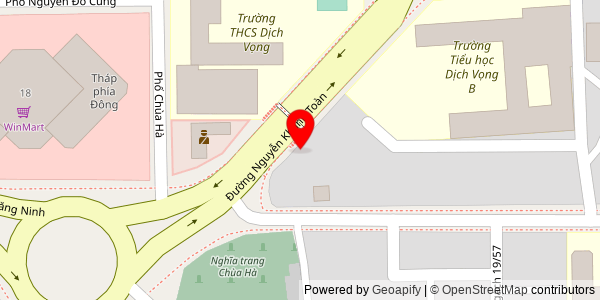 Map location for Tiệm Bánh Mì Linh Hiên