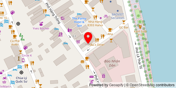 Map location for Xoi Banh Mi Kim Huong