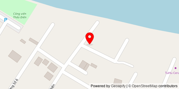 Map location for Bánh Mì Bread Land