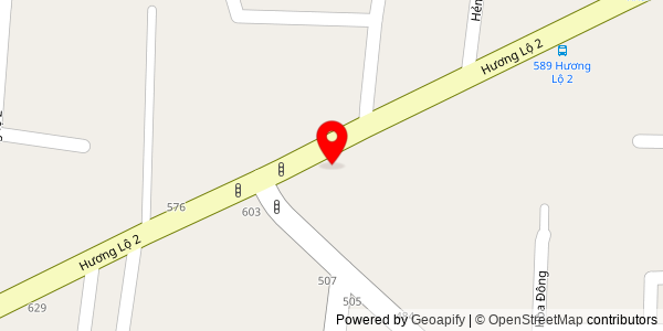 Map location for Bánh Mì Chấm A' Quới