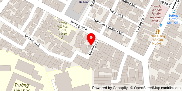 Map location for Bánh mì chảo Tina 2