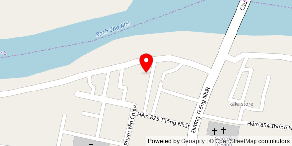 Map location for Bánh Mì của Ken