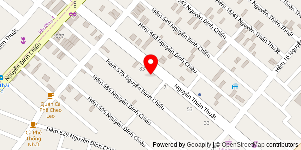 Map location for Bánh mì Hà Nội (Since 1958) - Tiệm gốc không chi nhánh