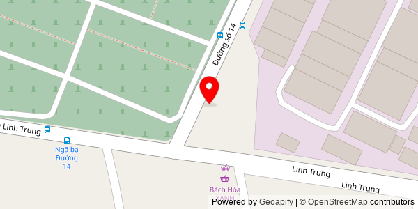Map location for Bánh Mì Hoan Hiển