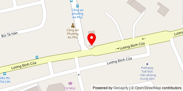 Map location for Bánh mì Hùng Dung