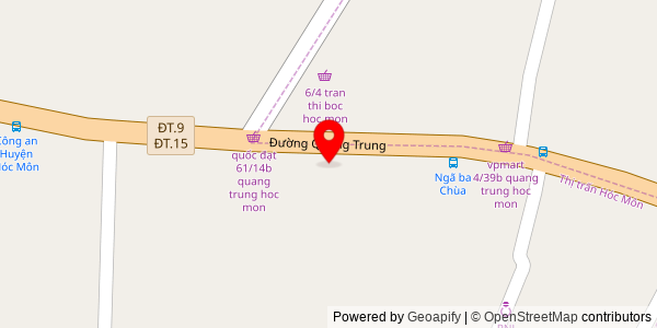 Map location for Bánh Mì Lò Điện Duy Khánh