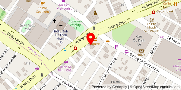 Map location for Bánh Mì Lúa