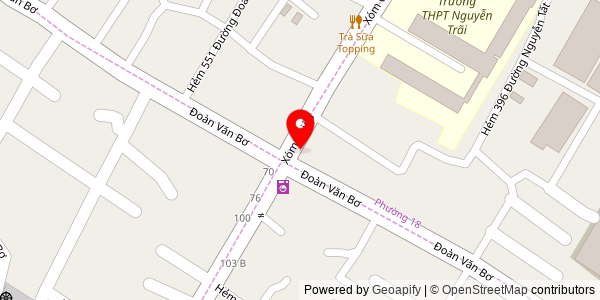 Map location for Bánh Mì Minh Vỹ