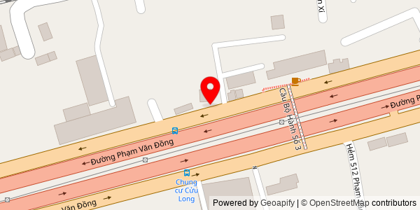 Map location for Bánh Mì Nhanh Breadfast