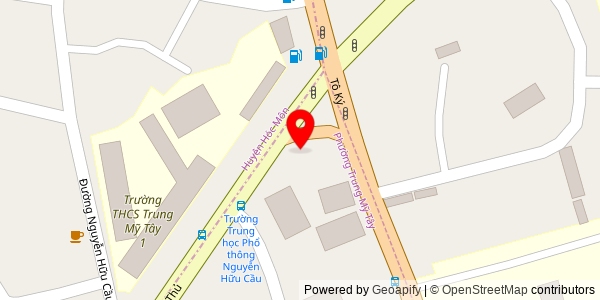 Map location for bánh mì thịt nướng Ông Mập