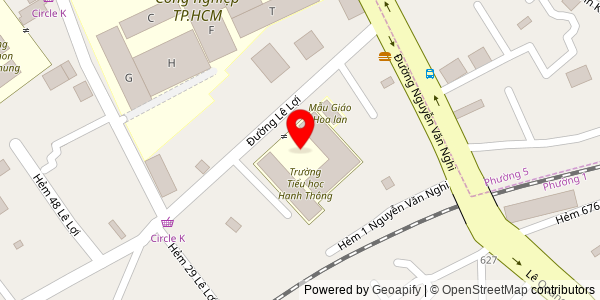 Map location for Bánh Mì Xá Xíu - Bánh Mì Phá Lấu Tai Heo 20K Gò Vấp