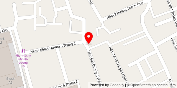 Map location for Bánh mì, xôi mặn Oji