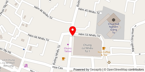 Map location for Bánh Mỳ Thúy