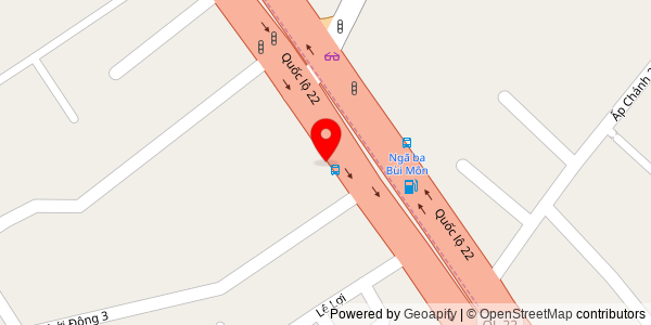 Map location for Lò Bánh Mì Loan Bình