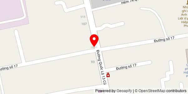 Map location for Lò Bánh Mì Quỳnh Chi