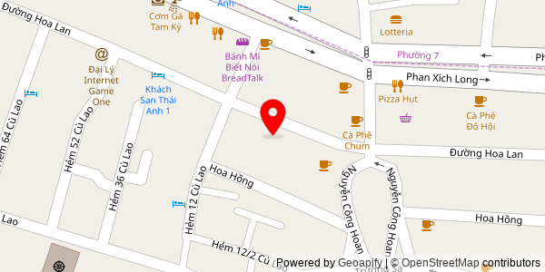 Map location for Tiệm Bánh Mì Xíu - Sài Gòn