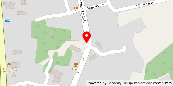 Map location for Bánh mì chả cá Huế - Bánh mì Vân Mập Cơ sở 1