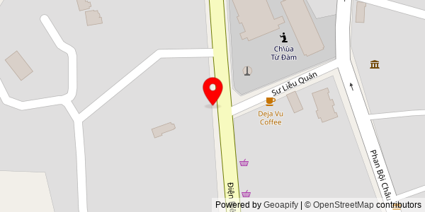Map location for Bánh mì Chay - Sữa- Nước ép trái cây