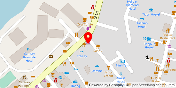 Map location for Banh Mi Chu Van An
