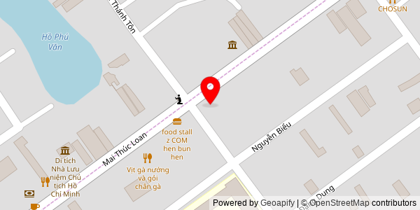 Map location for Bánh Mì Kẹp Khải Hoàn