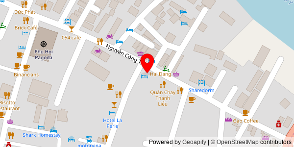 Map location for Bánh Mì Mino